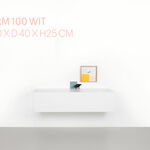 TV-meubel, wit, RAAT, Norm 100, Wit